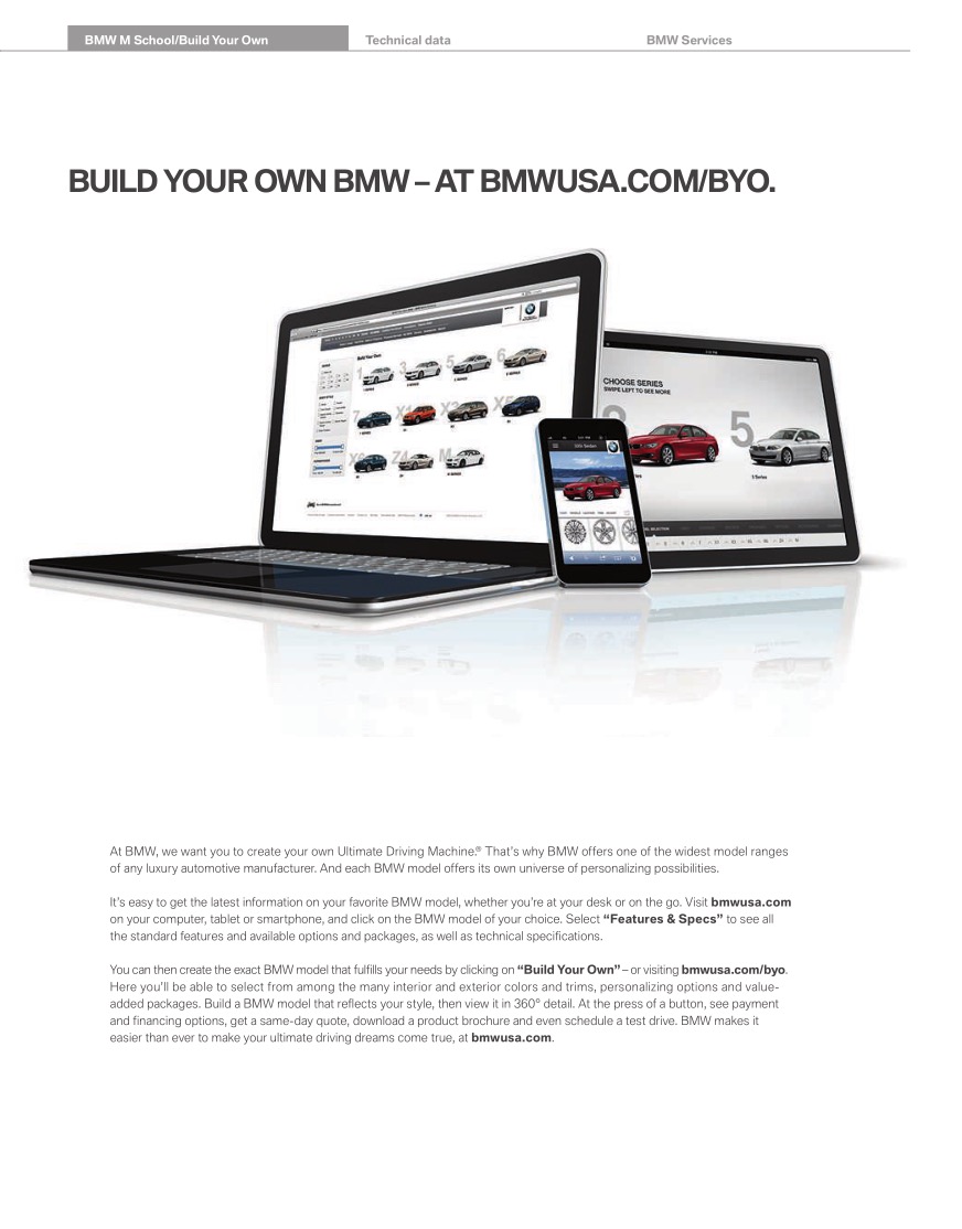 2015 BMW M5 Brochure Page 33